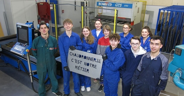 Les jeunes chaudronniers du Lycée Jehan de Beauce